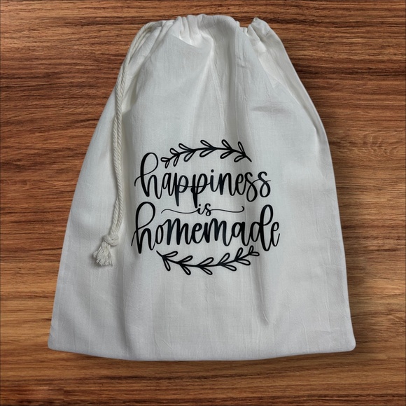 Farmhouse Linen Sourdough Handmade Bread Bag, Reusable Cotton Bread Bag - Picture 5 of 5